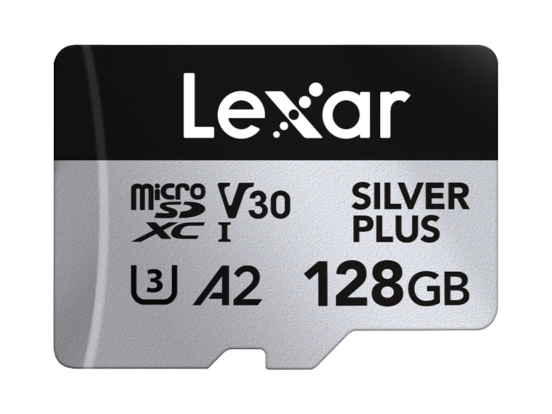 Lexar Professional 128GB Silver Plus MicroSD Card